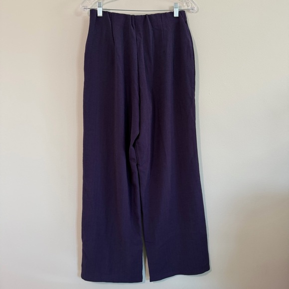 Susan Graver QVC NWT Purple Wide Leg Summer
Pants Medium - Picture 3 of 8